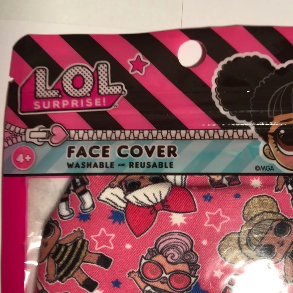 LoL Surprise Face Cover Wash and Reusable
